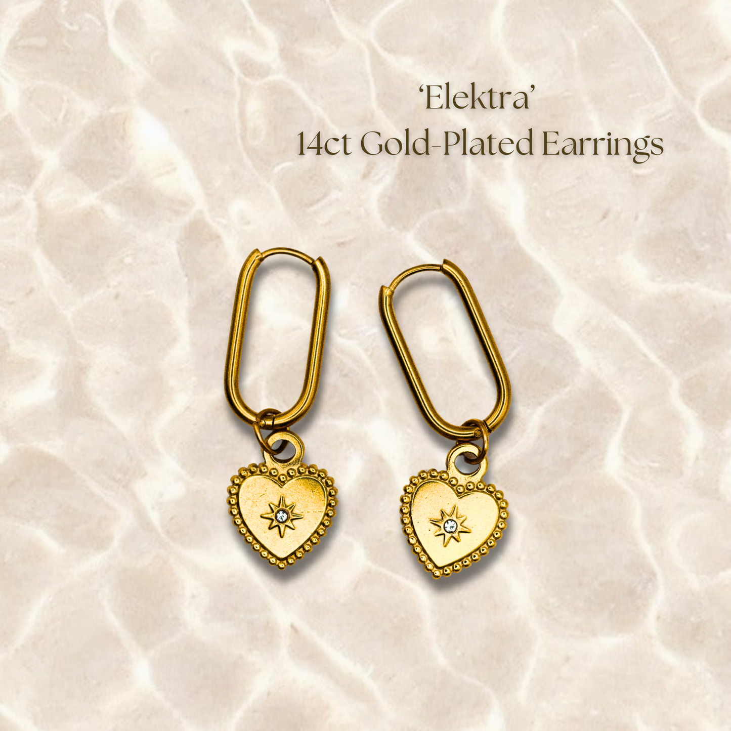 Elektra Earrings - Gold