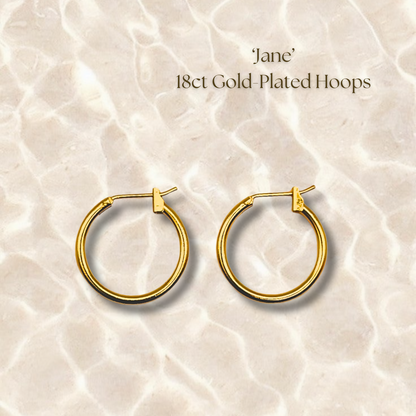 Jane Hoops - Gold