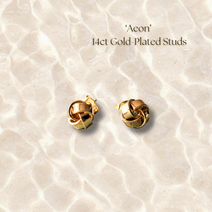 Aeon Studs - Gold