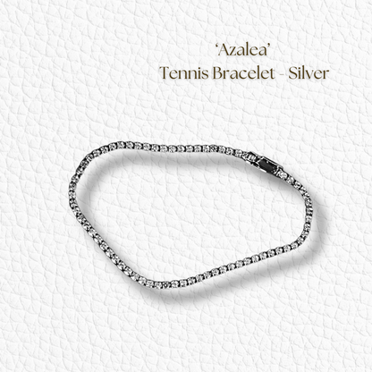 Azalea Tennis Bracelet - Silver