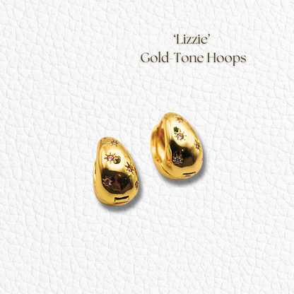 Lizzie Hoops - Gold