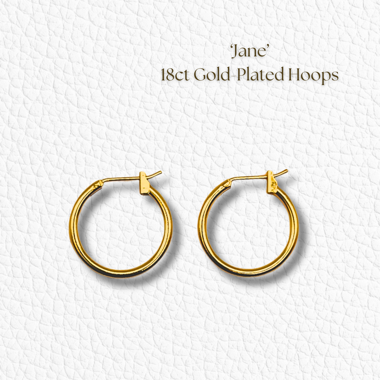 Jane Hoops - Gold