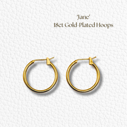 Jane Hoops - Gold