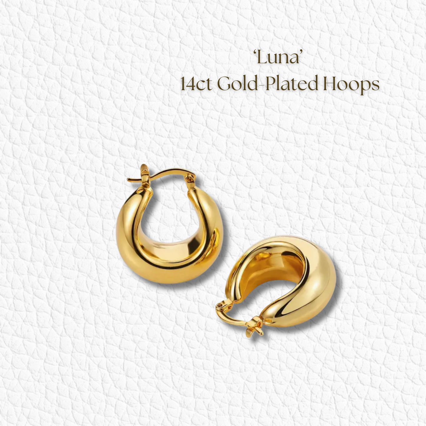 Luna Hoops - Gold