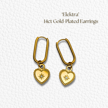 Elektra Earrings - Gold